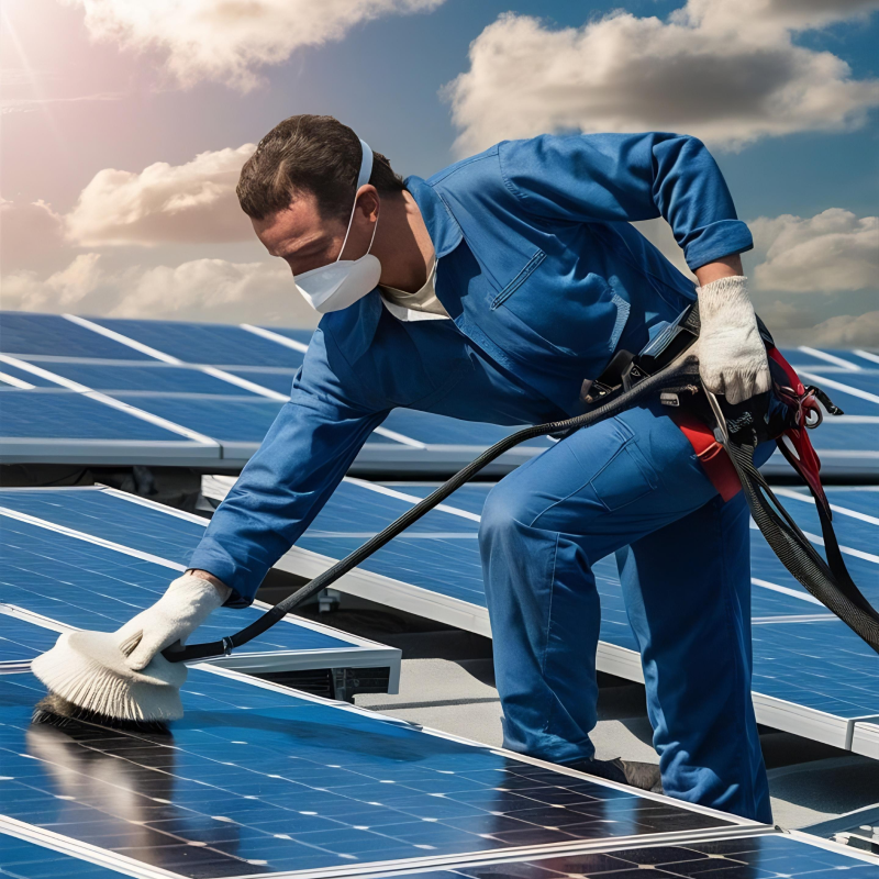 focused-worker-cleaning-solar-panels-form-dust 1