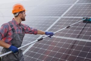 clean solar panels