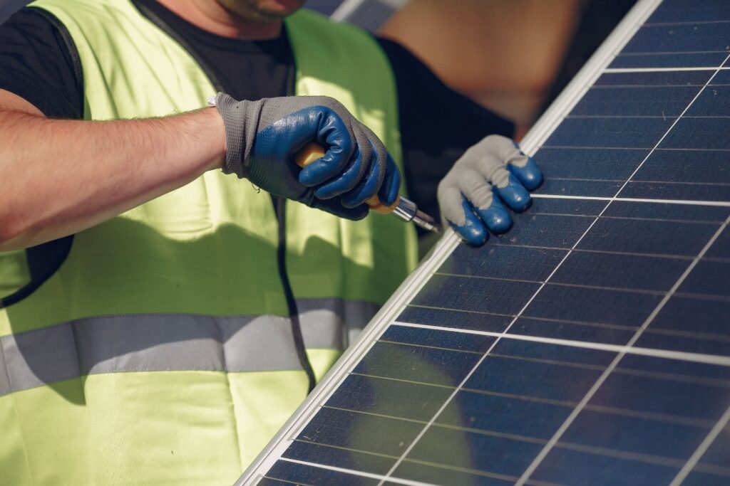 clean solar panels